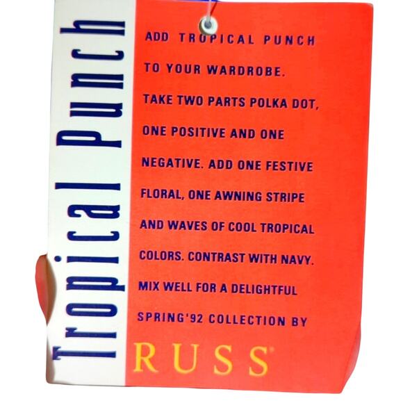 NWT Russ Dark Blue Blazer Size 18 Spring ‘92 Collection 0165 - Picture 6 of 13